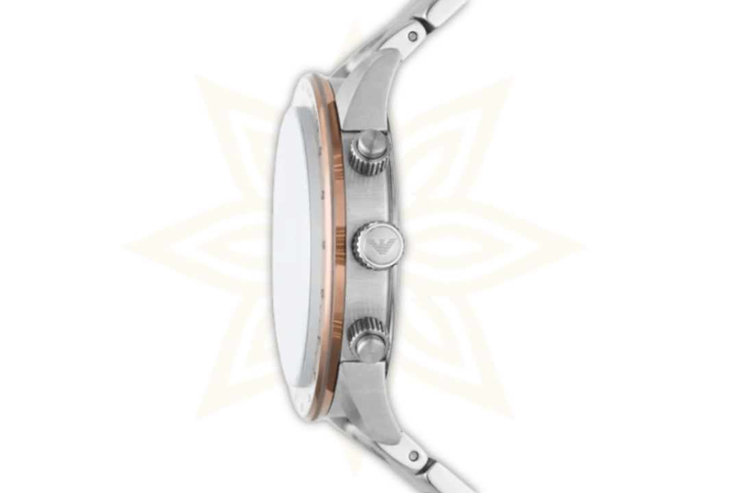 Armani Orologio in acciaio inossidabile argento