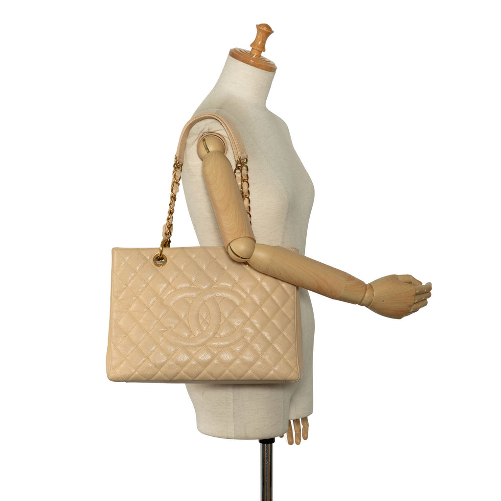 Chanel Borsa shopping Caviar Grand