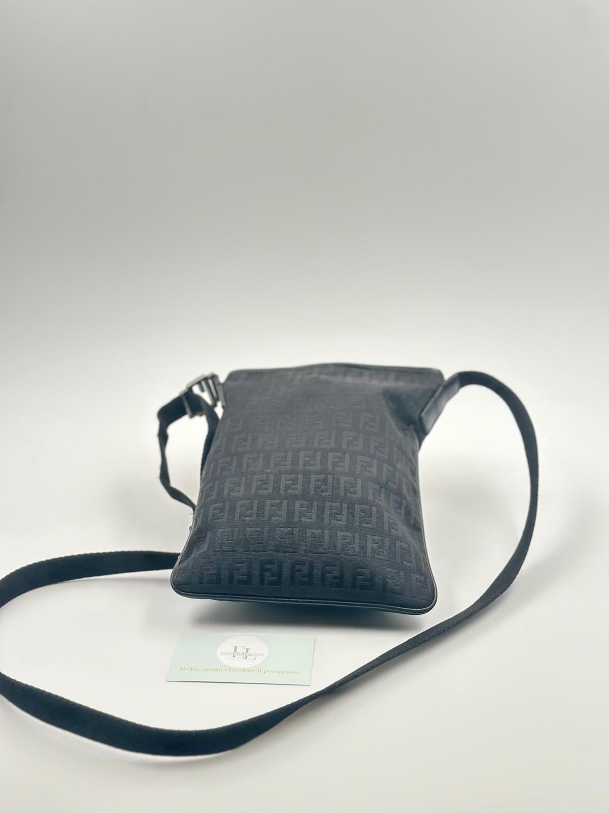 FENDI Zucchino FF Messenger Bag — Vintage Y2K