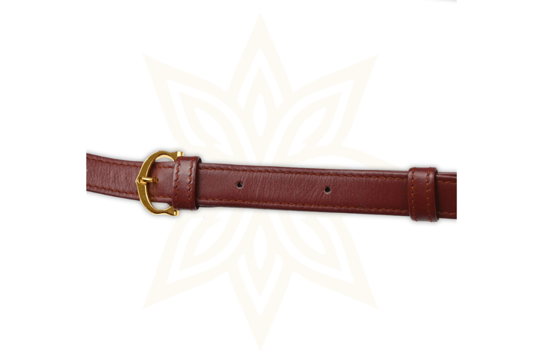 Cartier – Must de Cartier Saddle Bag in pelle bordeaux (Vintage Made in Italy)
