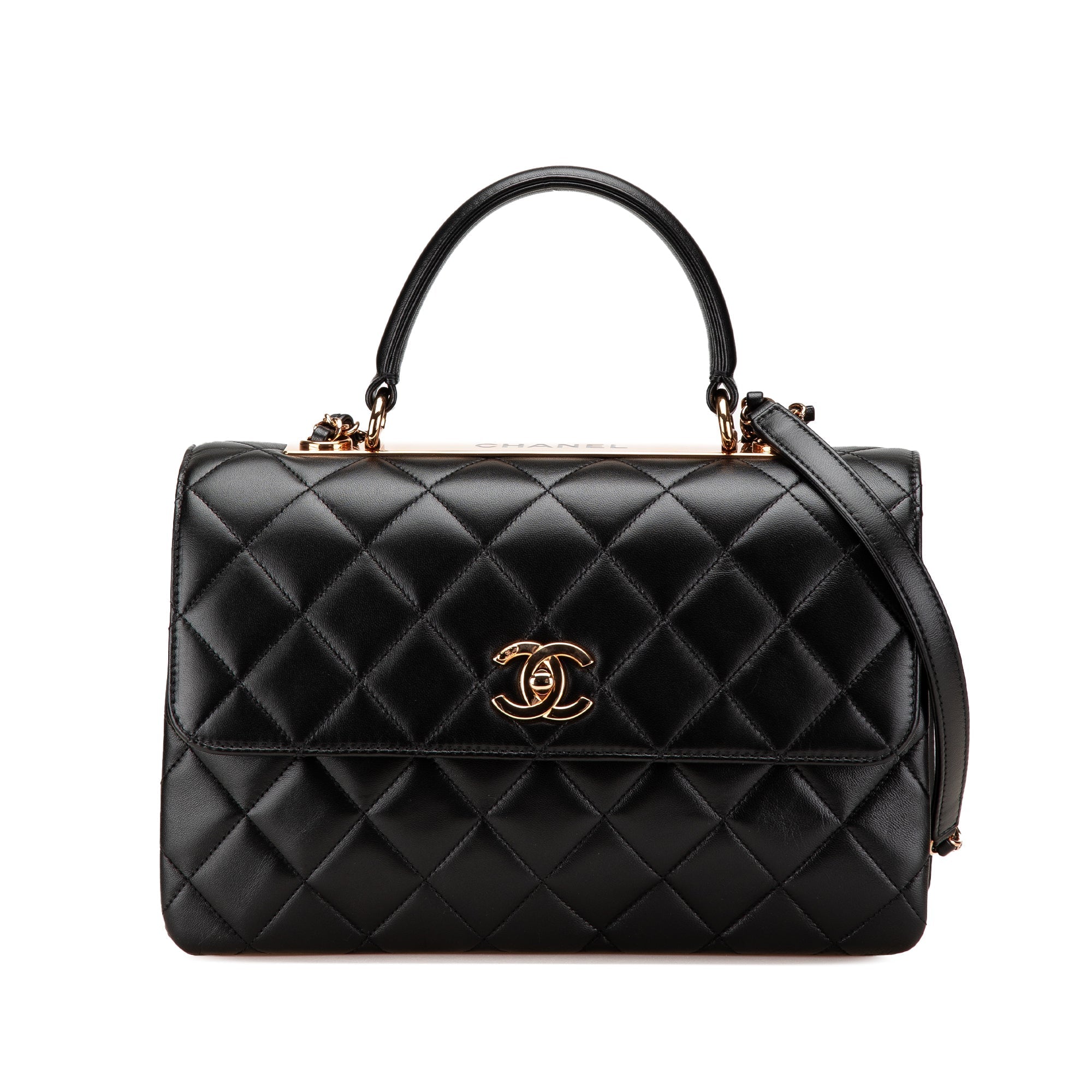 CHANEL Borsa a tracolla Trendy CC Flap in pelle di agnello media