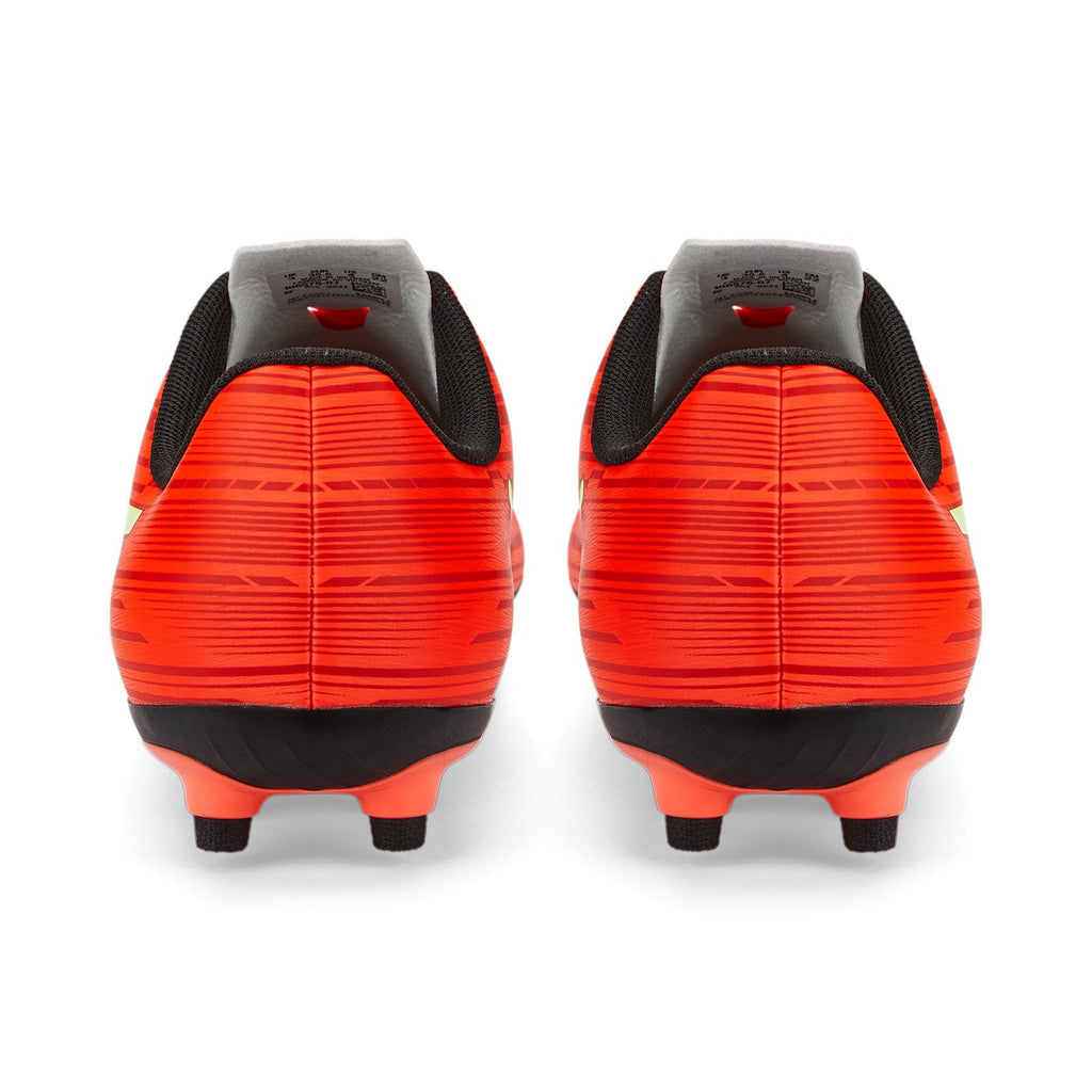 Puma scarpa da calcio da ragazzo Rapido III FG-AG 106576 07 rosso-giallo