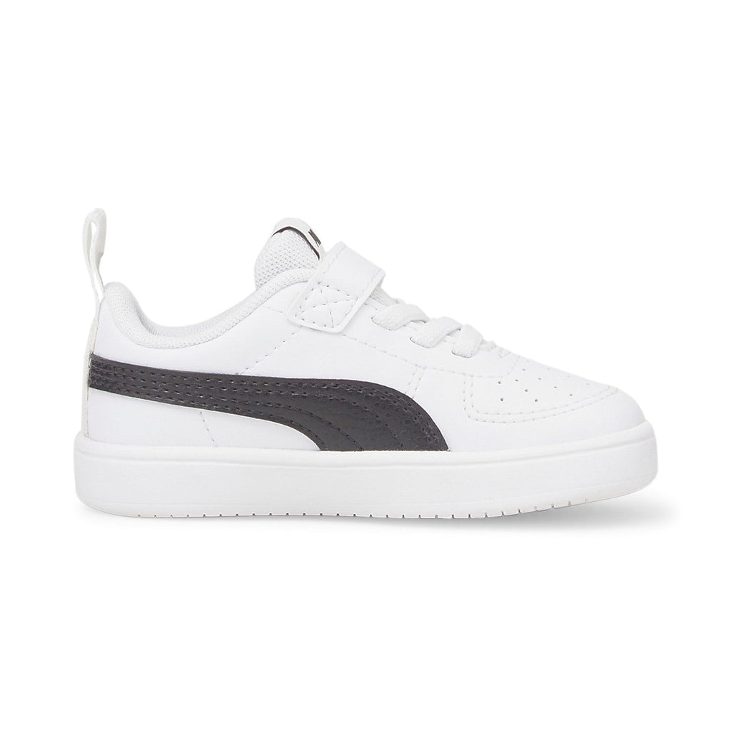 Puma scarpa Sneakers da bambino con velcro Rickie AC + Inf 384314 03 bianco-nero