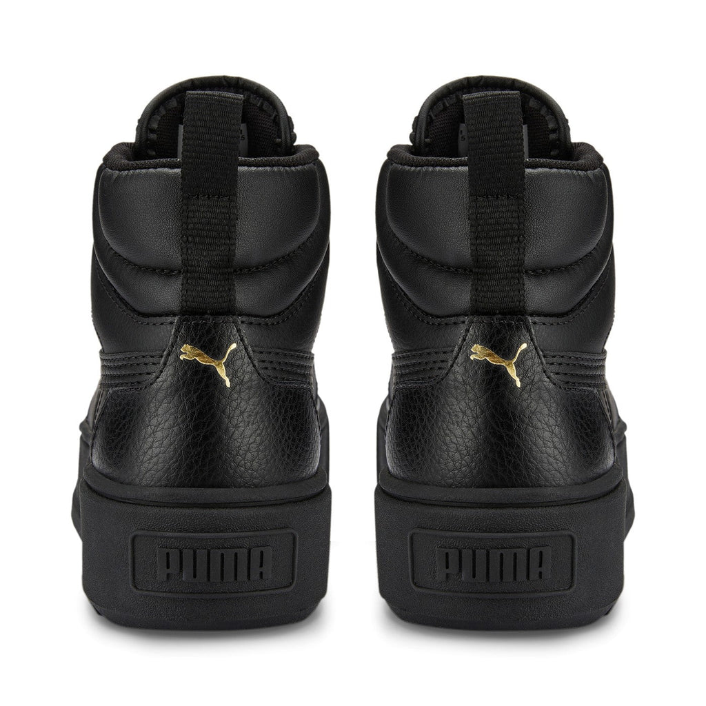 Puma scarpa sneakers da donna alta con zeppa Karmen Mid 385857 02 nero