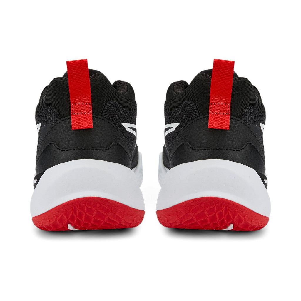 Puma Scarpa da pallacanestro da ragazzo Playmaker 387353 01 nero-bianco-rosso