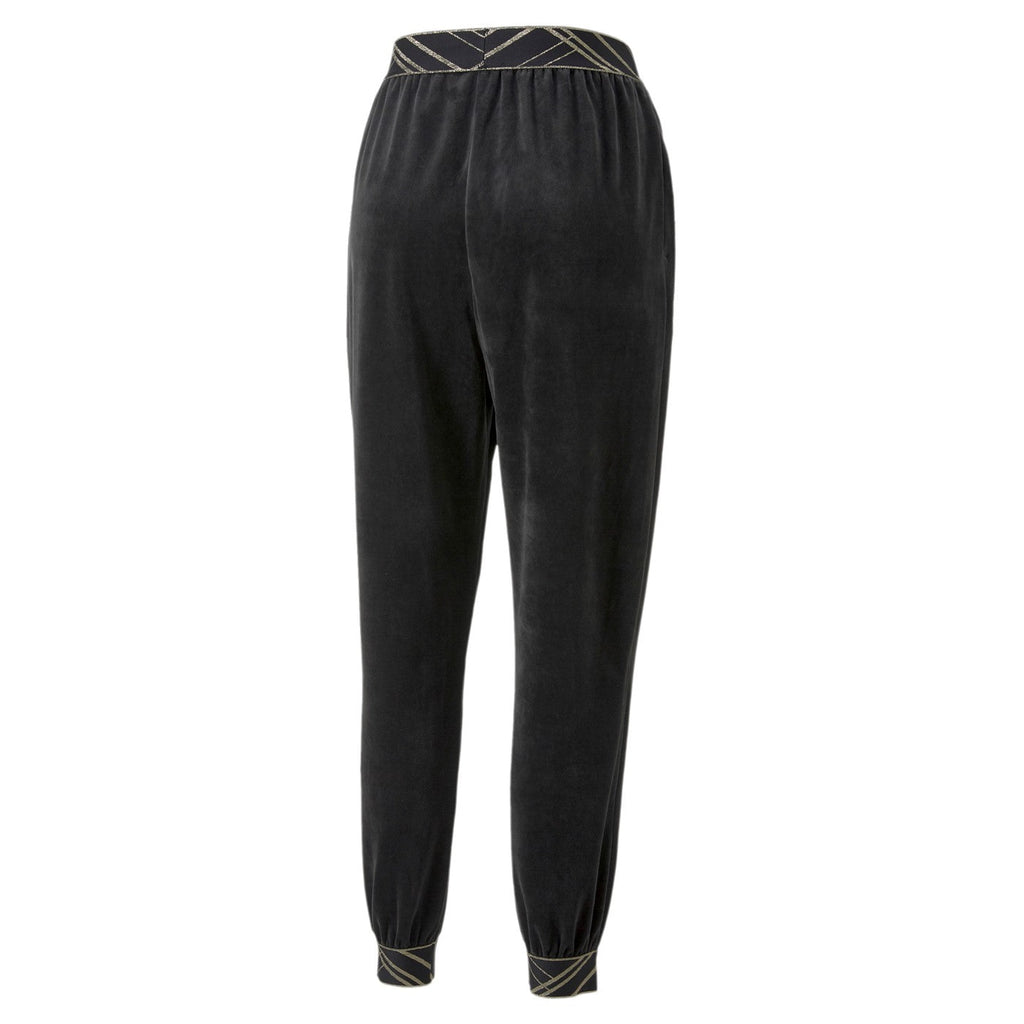 Puma pantalone da donna in velluto Deco Glam 522255 01 black