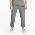Puma pantalone sportivo da uomo Lungo in Jersey ESS Logo 586716 03 grigio medio