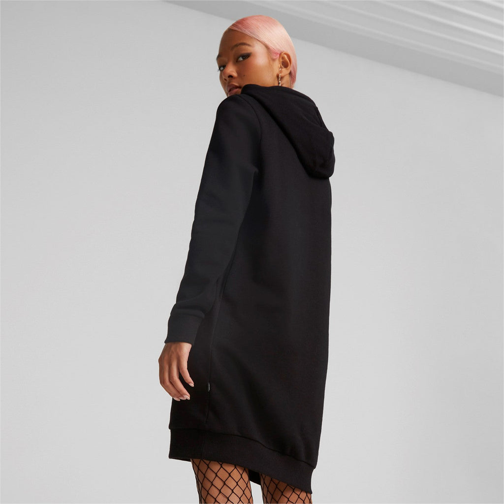 Puma Vestito lungo con cappuccio ESS Logo Hooded Dress FL 671988 01 black