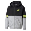 Puma Felpa Full Zip Power 847306 19 harbor mist-black