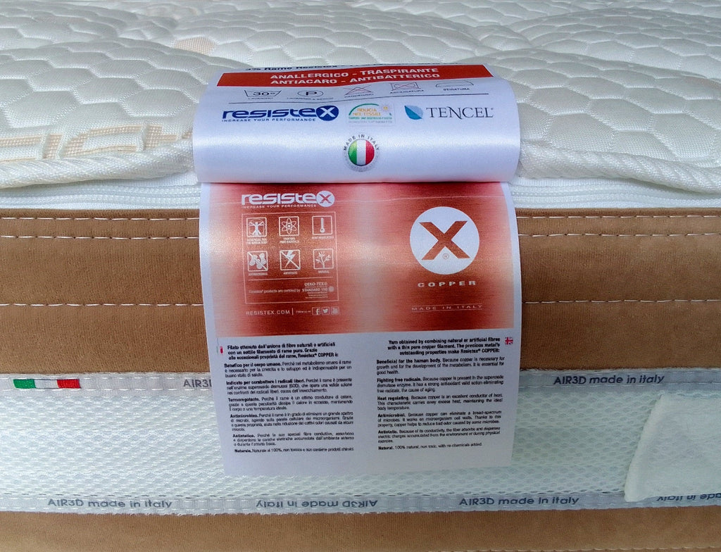 Materasso Memory Gel Rame Terapia – 3D Estivo, 25 cm | FIVE RAME