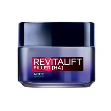 L'OREAL REVITALIFT FILLER HA CREMA ALL'ACIDO IALURONICO NOTTE 50