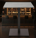 Tavolo  cuneo alto da bar 60x60