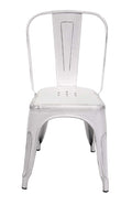 Sedia New Bristol Ferro Bianco Antico