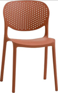 Sedie polipropilene terracotta arancio