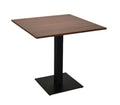 Tavolo Ristorante 70x70 Piano Noce Base Ferro