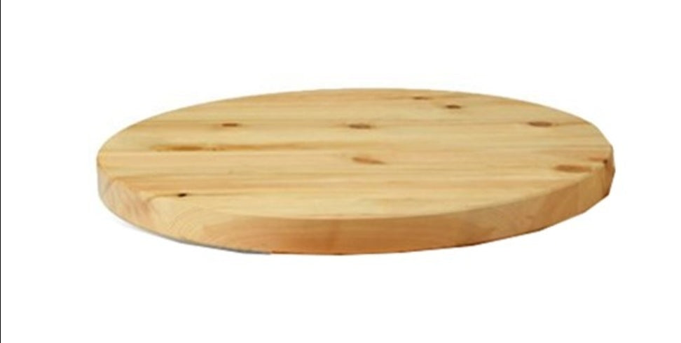 Piano in legno di pino naturale Ø 60 cm