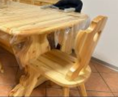 Sedia Tirolese in Pino Tinta Naturale Roma Bergamo Pavia Grosseto Aosta Biella Torino