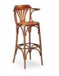 Sgabello Alto Faggio con Braccioli H75 - Irish Pub Birreria Contract