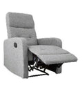 Poltrona Relax Reclinabile in Tessuto con Sistema a Leva - Comfort Classico