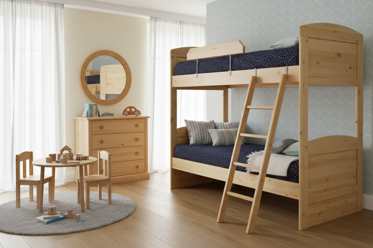 Letto a Castello in Pino Massiccio Roma Bergamo Pavia Grosseto Aosta Biella Torino