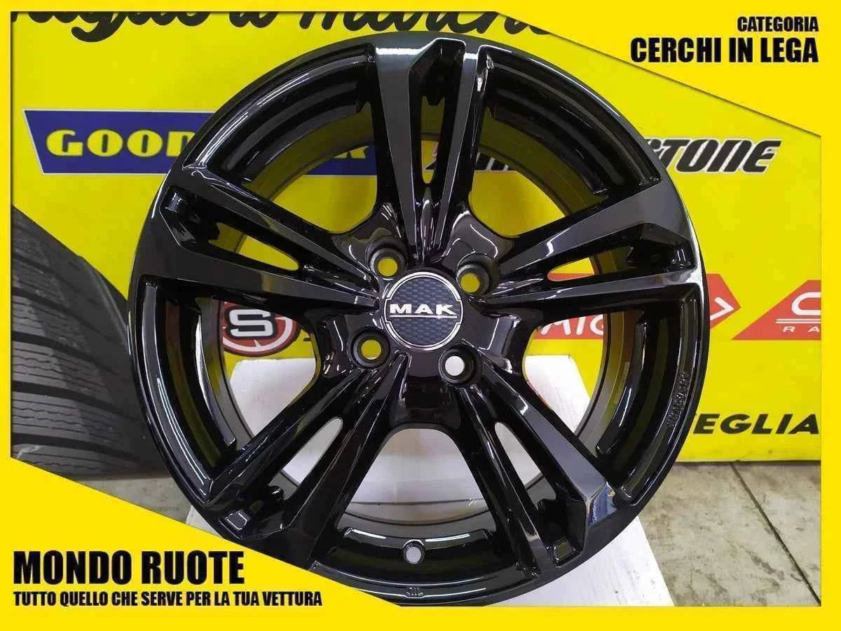 4 KIT Cerchi In Lega MAK EMBLEMA da 16 Pollici per CITROEN C3 / AIRCROSS PICASSO...
