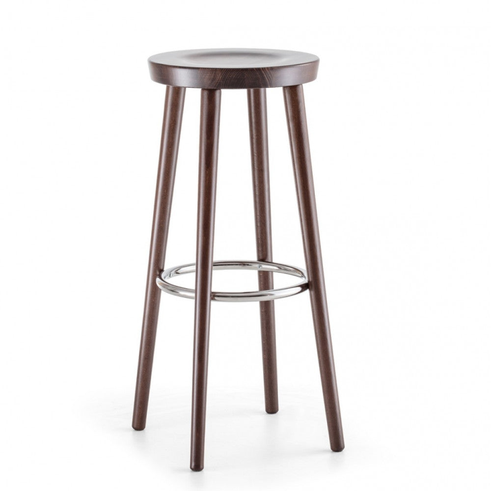 Sgabello Biella Classico Faggio H75 - Arredo Pub Casa Contract