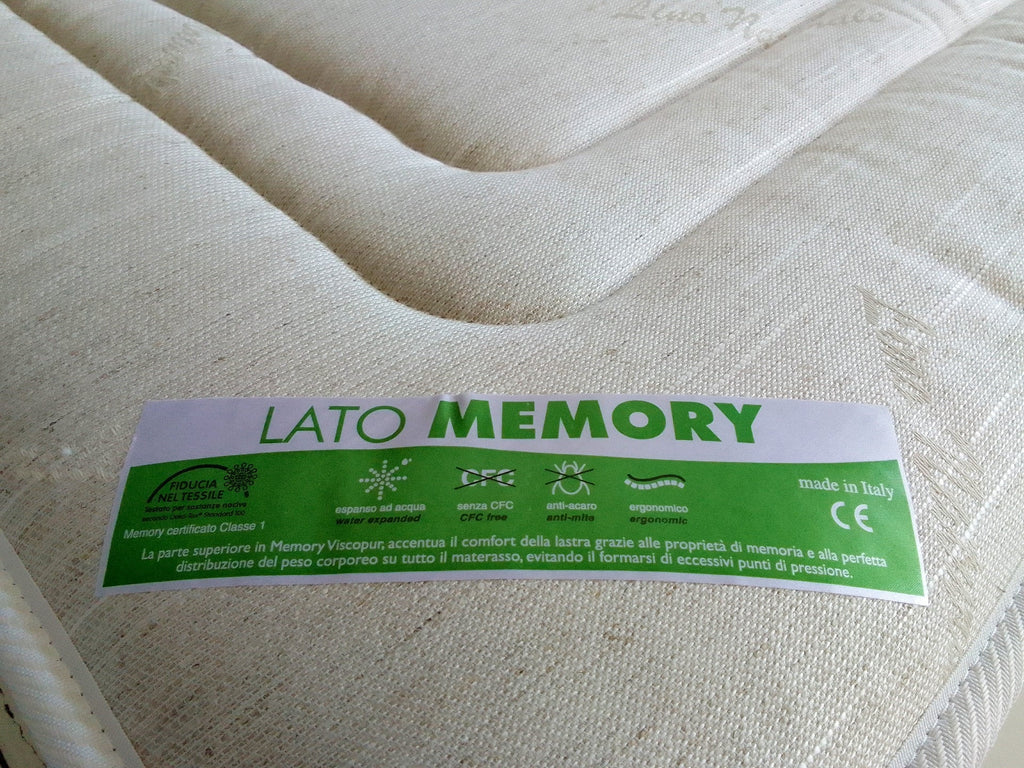 Materasso Memory Soia Multionda – Lino e 3D, 24 cm, Ecologico | SOYA MEMORY
