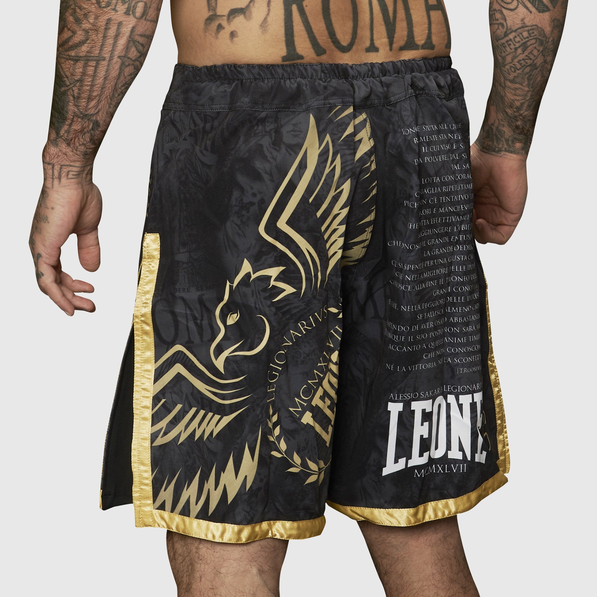 Leone Pantaloncino MMA Legionarivs II AB790 nero