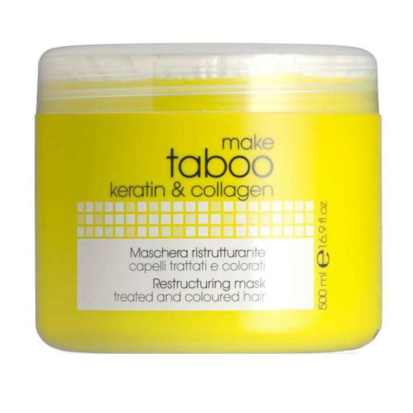 TABOO MASCHERA RISTRUTTURANTE KERATIN & COLLAGENE 500 ML