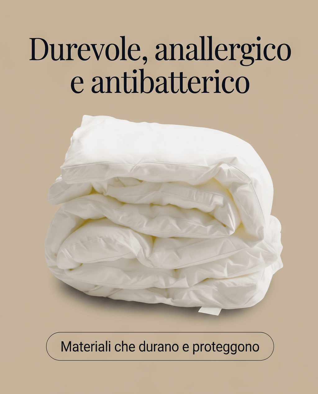 Topper Piuma d'Oca – Correttore Termoregolatore Invernale, 600 gr/m², 160x200