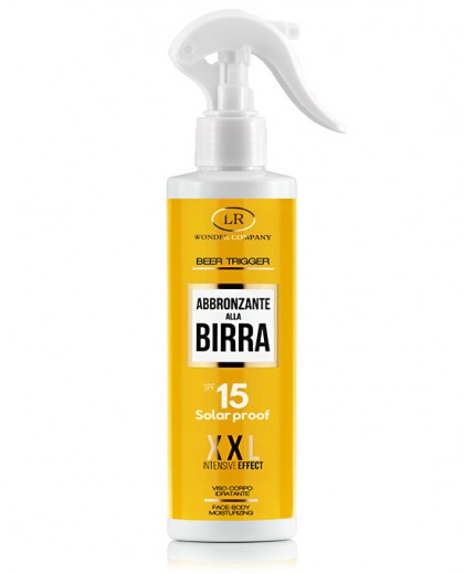 WONDER BEER TRIGGER ABBRONZANTE ALLA BIRRA SPF15 XXL 150 ML