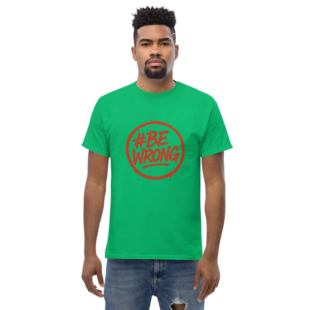 Maglietta Classica Unisex 100% Cotone 👕 | FAIL Streetwear #BEWRONG 🔴 – Imperfezione come Stile