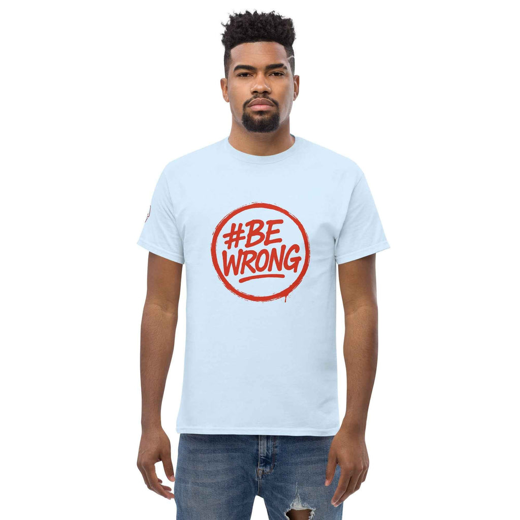 Maglietta Classica Unisex 100% Cotone 👕 | FAIL Streetwear #BEWRONG 🔴 – Imperfezione come Stile