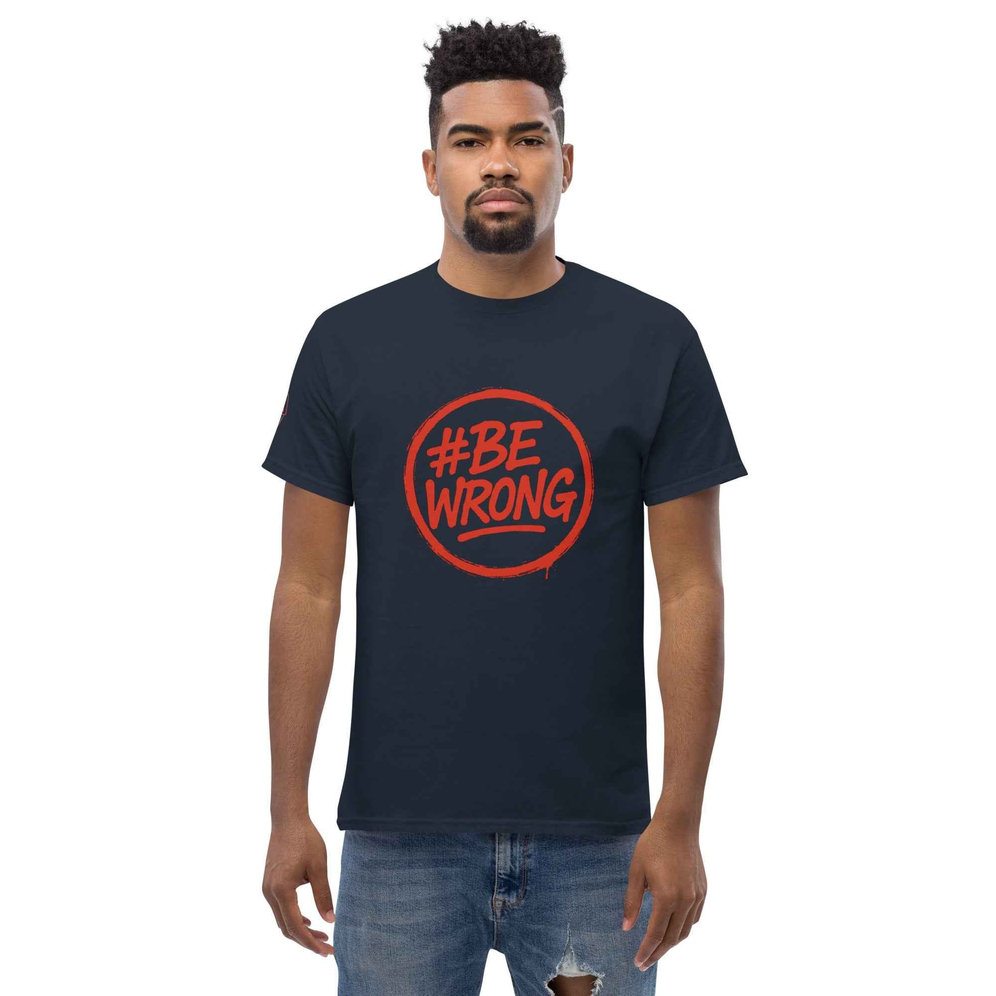 Maglietta Classica Unisex 100% Cotone 👕 | FAIL Streetwear #BEWRONG 🔴 – Imperfezione come Stile