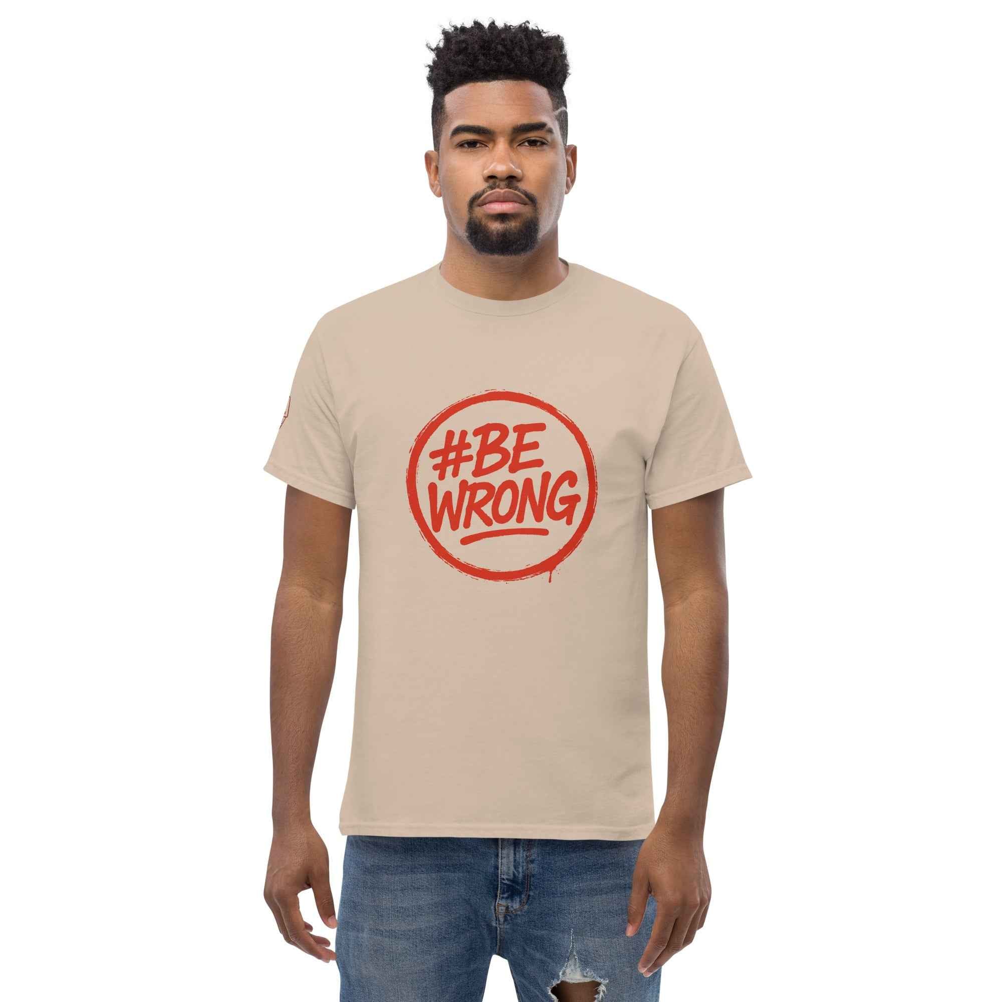 Maglietta Classica Unisex 100% Cotone 👕 | FAIL Streetwear #BEWRONG 🔴 – Imperfezione come Stile