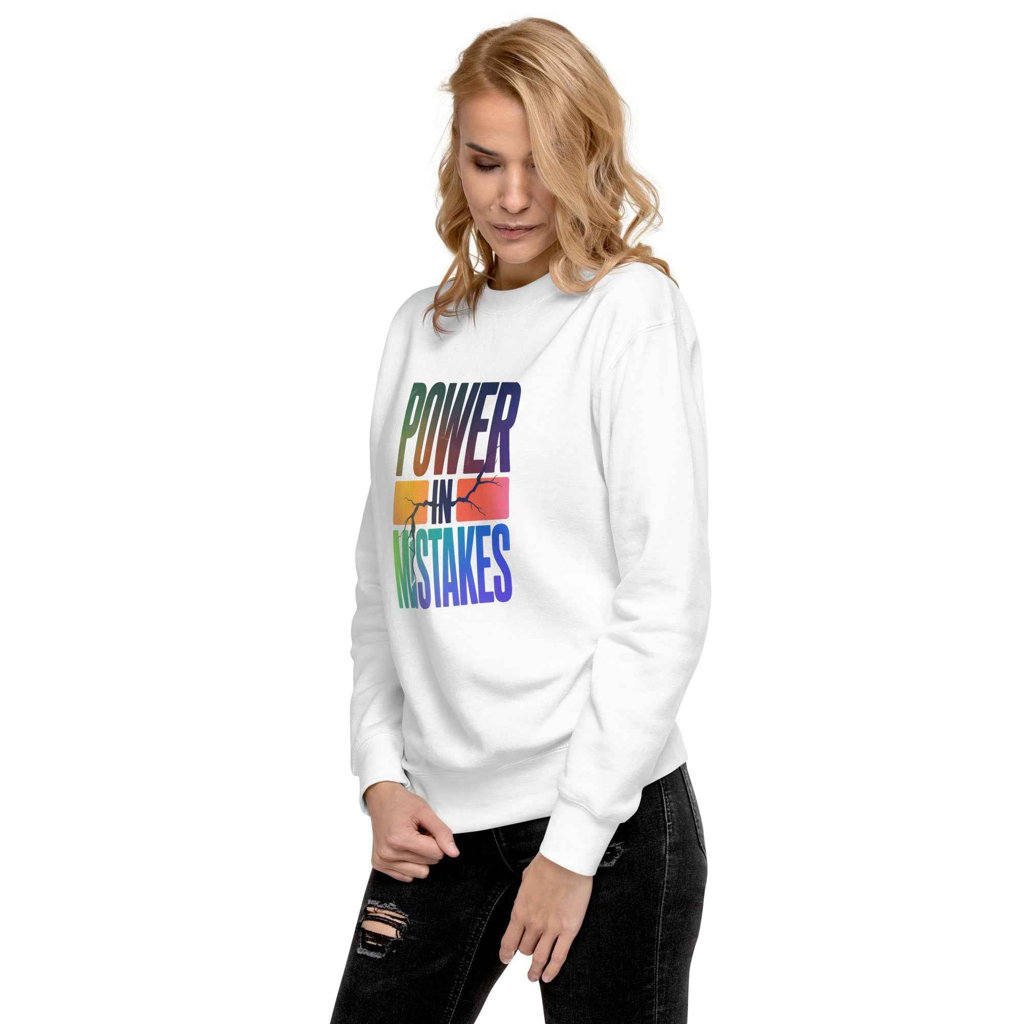 Felpa premium unisex Power in Mistakes ⚡