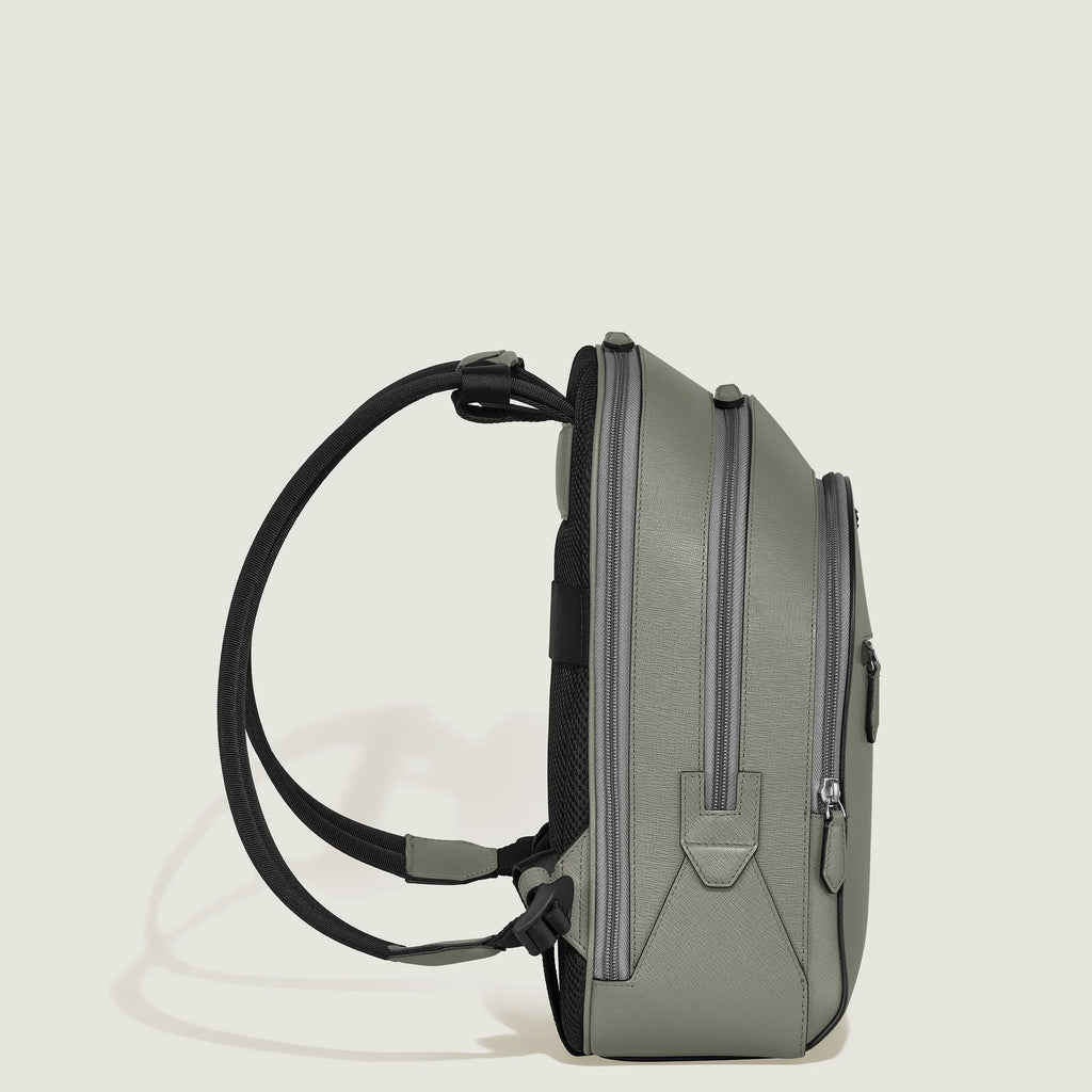 Montblanc zaino medio con 3 scomparti Sartorial grigio medio 199360