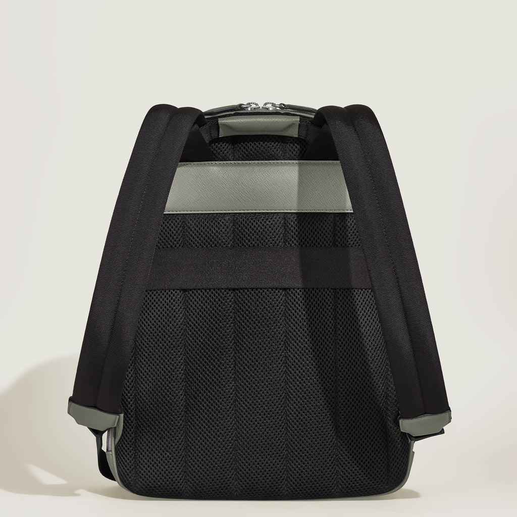 Montblanc zaino medio con 3 scomparti Sartorial grigio medio 199360