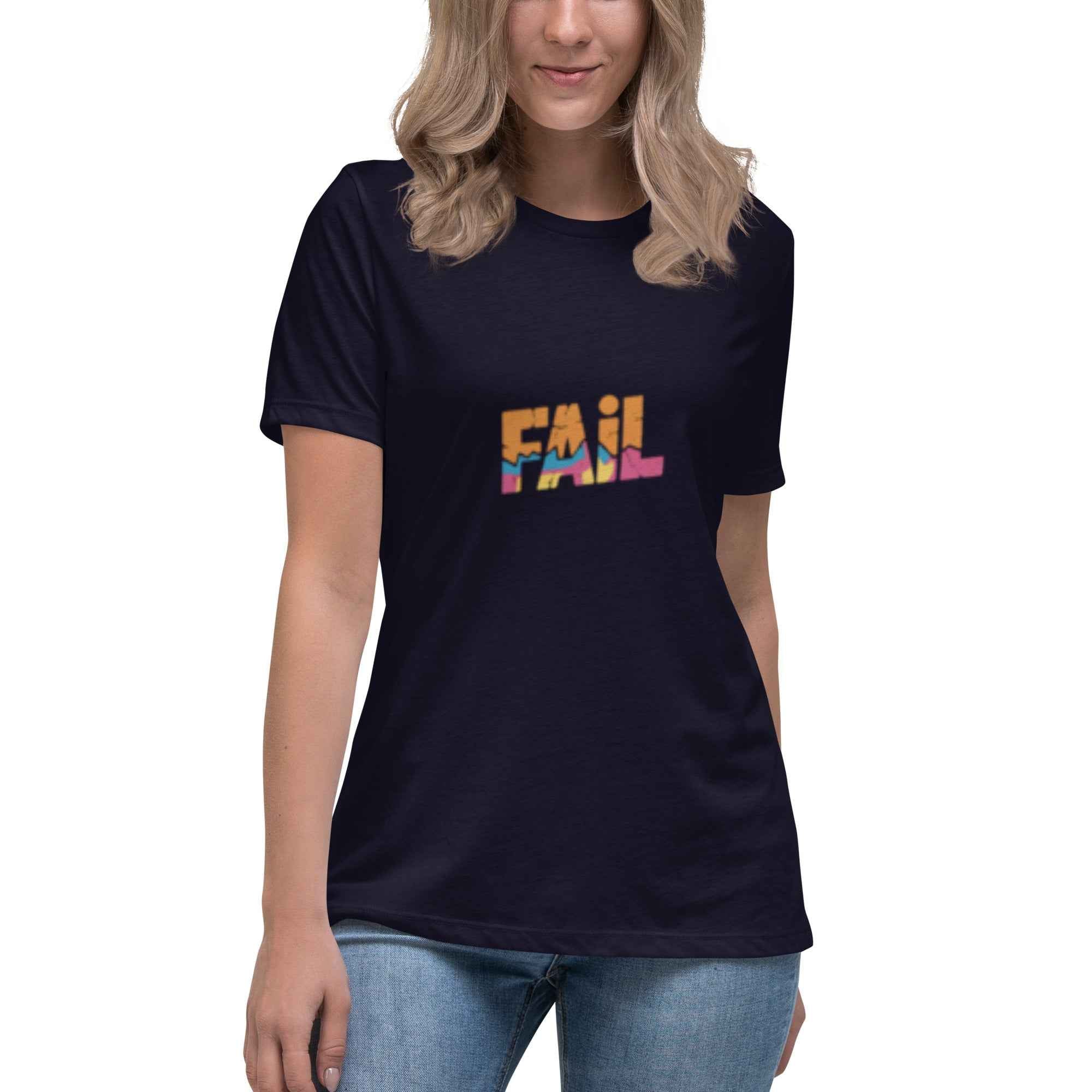 T-shirt Donna in Cotone Pettinato 👕 | FAIL Streetwear – Morbidezza, Comfort e Stile Senza Sforzo