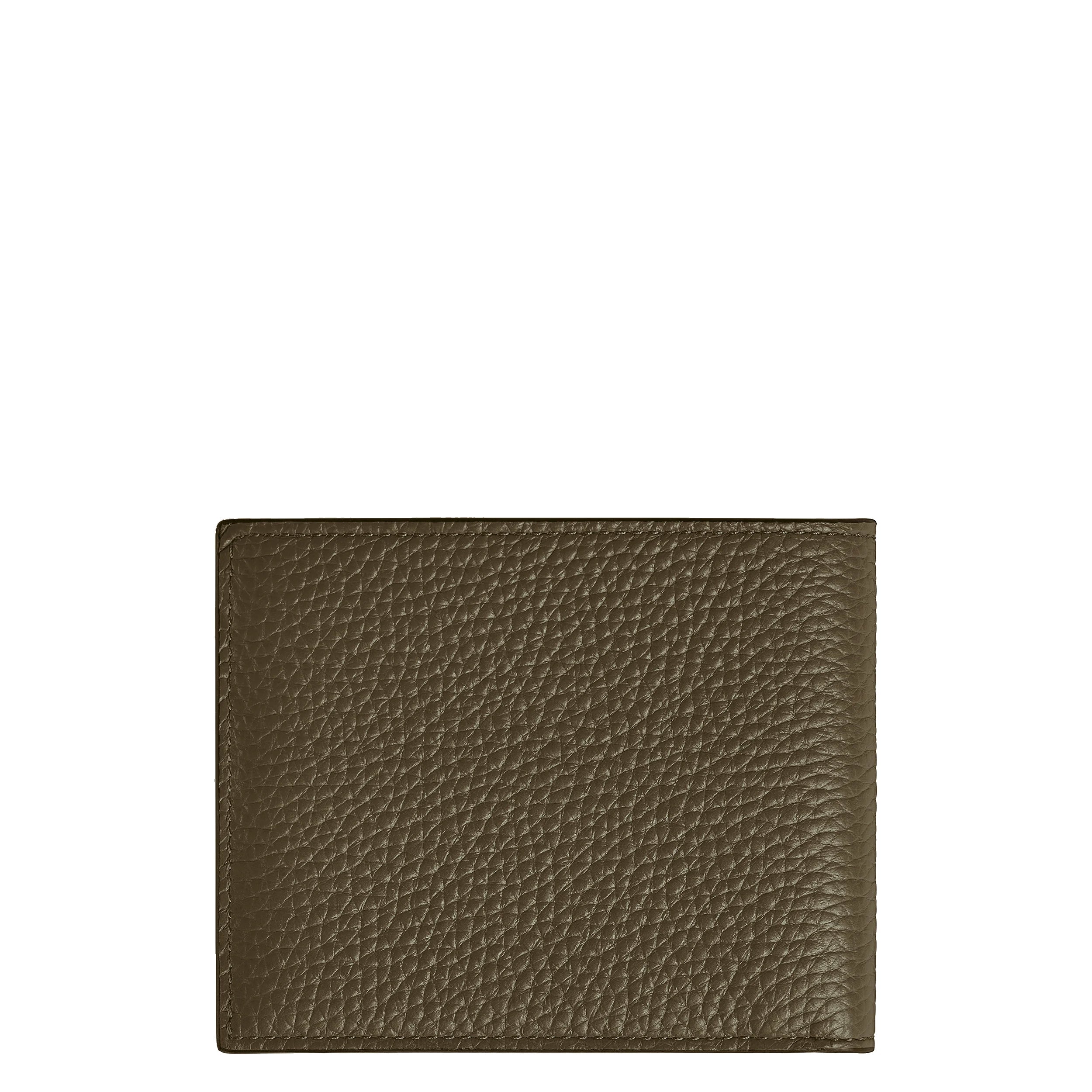 Montblanc portafoglio con portamonete 4 scomparti kaki 220216