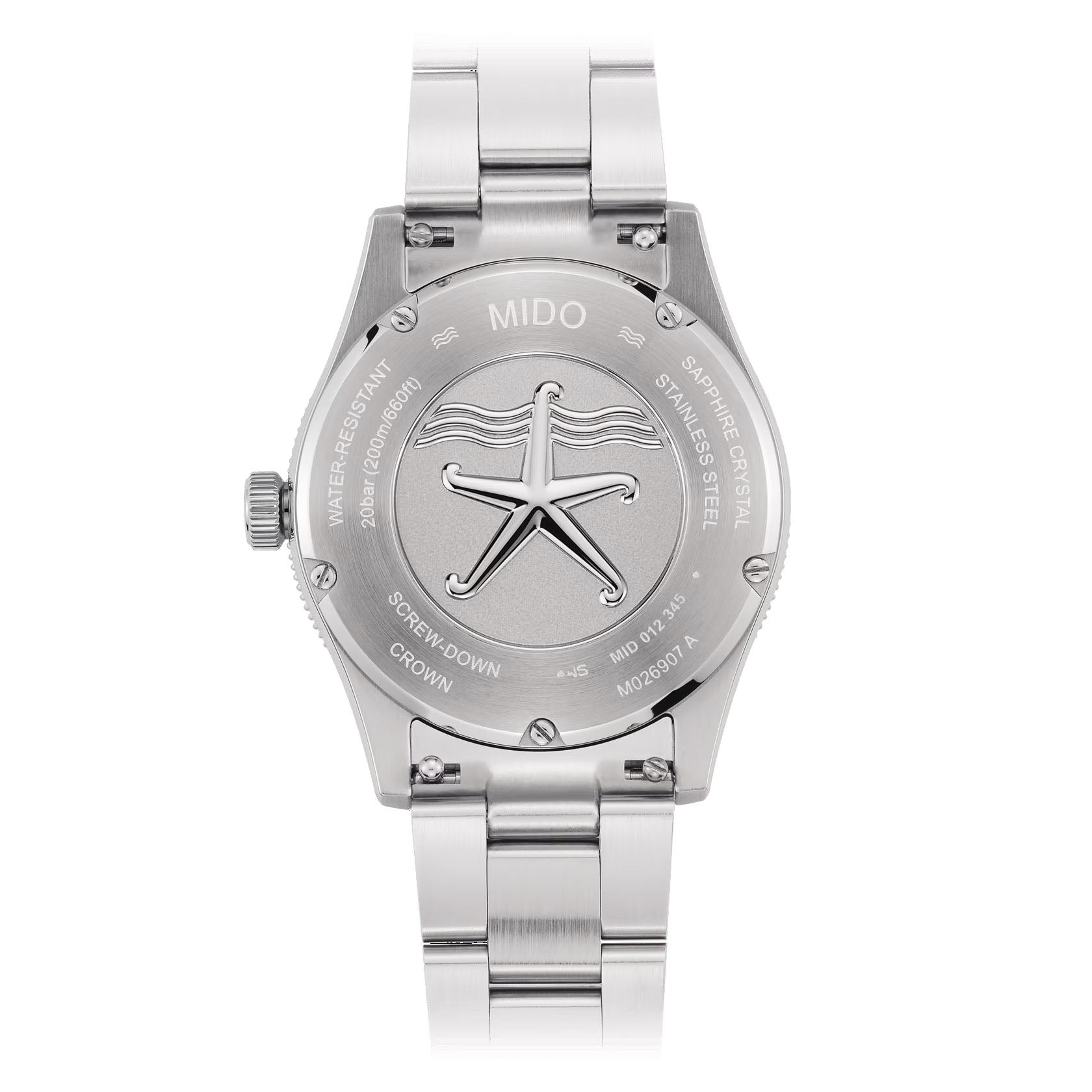 Mido orologio Ocean Star 39mm blu automatico acciaio M026.907.11.041.00
