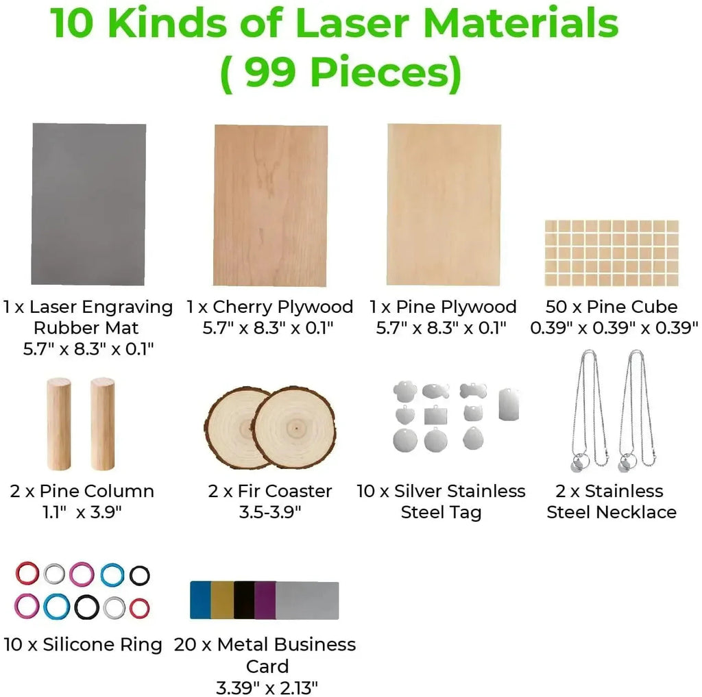 XTOOL LASER MATERIAL PACK